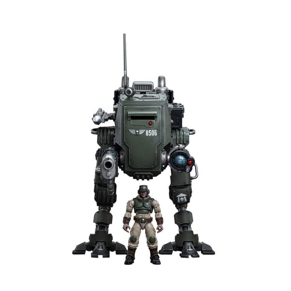 Joy Toy Warhammer 40k Action 1/18 Astra Militarum Cadian Armoured Sentinel 12 Cm Figur