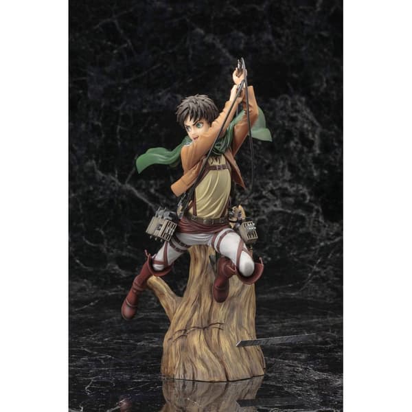 Kotobukiya Attack On Titan Artfxj 1/8 Eren Yeager Renewal Package Ver 26 Cm Staty