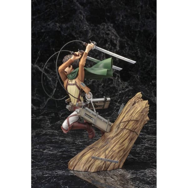 Kotobukiya Attack On Titan Artfxj 1/8 Eren Yeager Renewal Package Ver 26 Cm Staty
