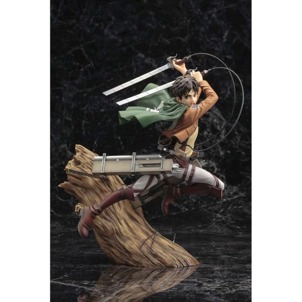 Kotobukiya Attack On Titan Artfxj 1/8 Eren Yeager Renewal Package Ver 26 Cm Staty