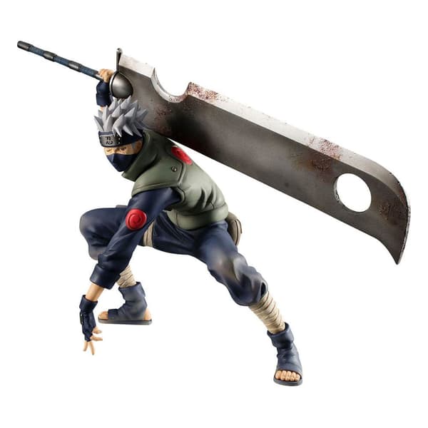 Megahouse Naruto Shippuden Gem Series Pvc 1/8 Kakashi Hatake Great Ninja War 15th Anniversary Ver 15 Cm Statue