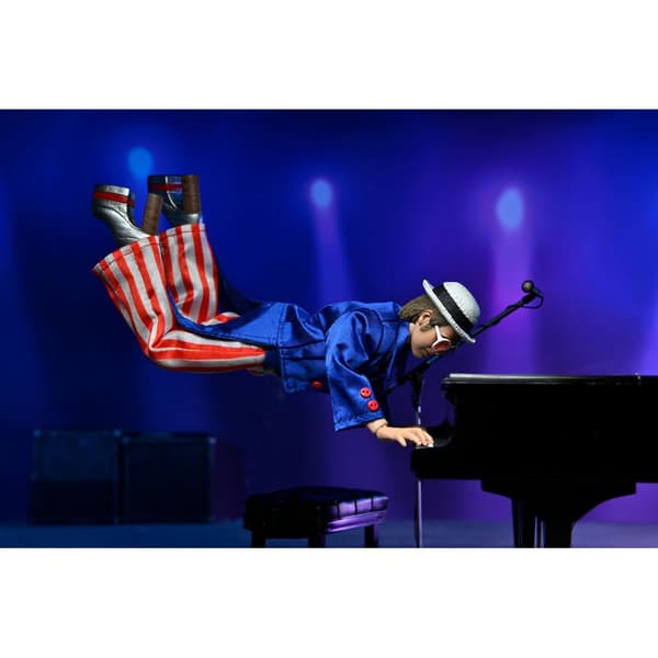 Neca Elton John Clothed Action Live In ´76 Deluxe Set 20 Cm Figur