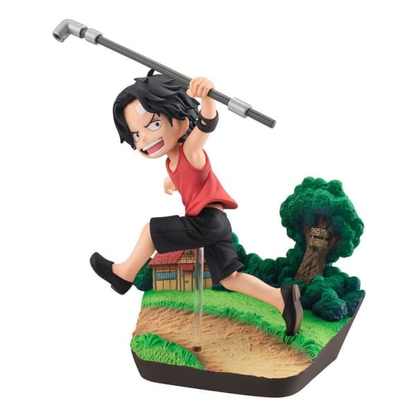 Megahouse One Piece Gem Series Pvc Portgas D Ace Run! Run! Run! 13 Cm Statue