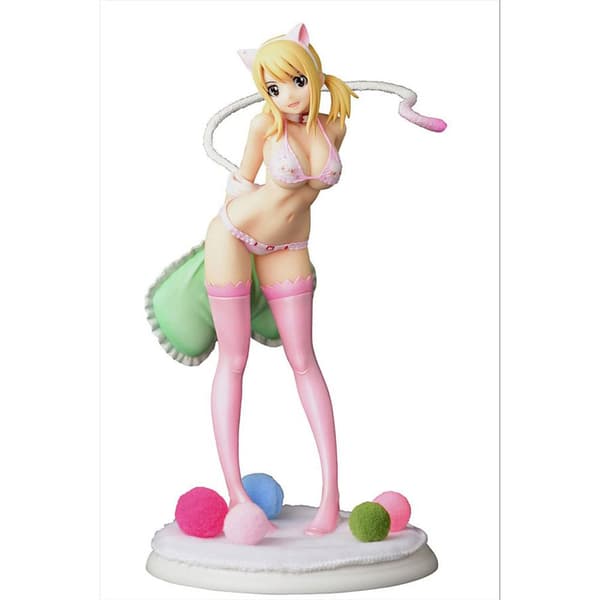 Orca Toys Fairy Tail 1/6 Lucy Heartfilia·cherry Blossom Cat Gravure_style 25 Cm Staty