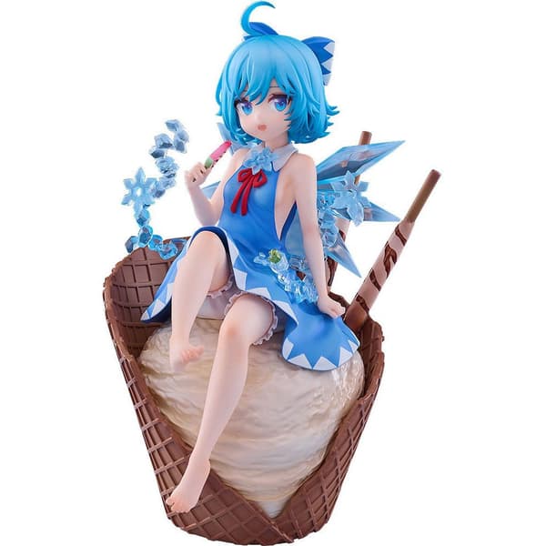 Solarain Touhou Project Pvc 1/7 Cirno Summer Frost Ver 19 Cm Statue