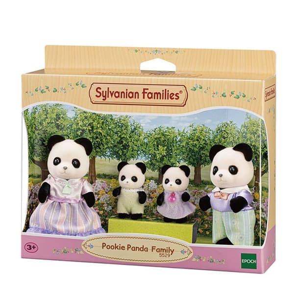 Epoch Sylvanian Families Panda Pookie-familiefigurer