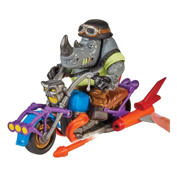Boti Teenage Mutant Ninja Turtles Action Chopper Mit Rocksteady Figur