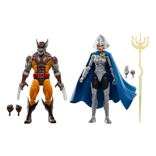 Hasbro Wolverine 50th Anniversary Marvel Legends Action Wolverine & Lilandra Neramani 15 Cm 2 Pack Kuvio