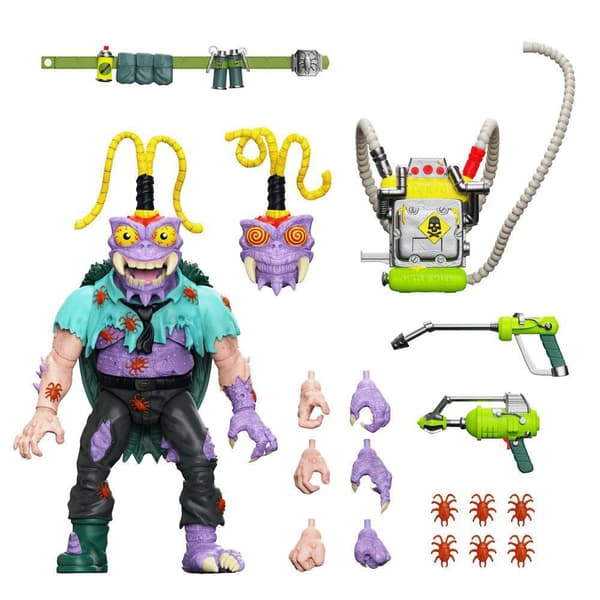 Super7 Teenage Mutant Ninja Turtles Ultimates Action Scumbug 18 Cm Figur