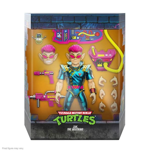 Super7 Teenage Mutant Ninja Turtles Ultimates Action Zak The Neutrino 18 Cm Kuvio