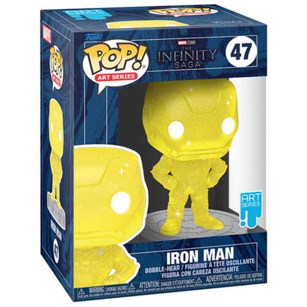 Funko Mind Stone Pop Iron Man 9 Centimeter Gul