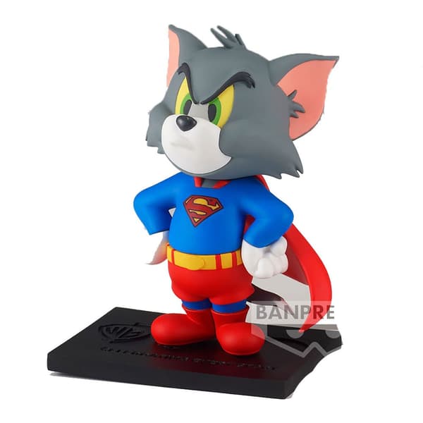 Banpresto Tom Som Superman 100th Anniversary Warner Bross Tom Och Jerry-figur 8 Cm