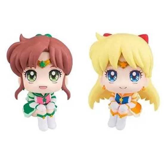 Megahouse Sailor Moon Look Up Pvc Eternal Sailor Jupiter & Eternal Sailor Venus 11 Cm Staty