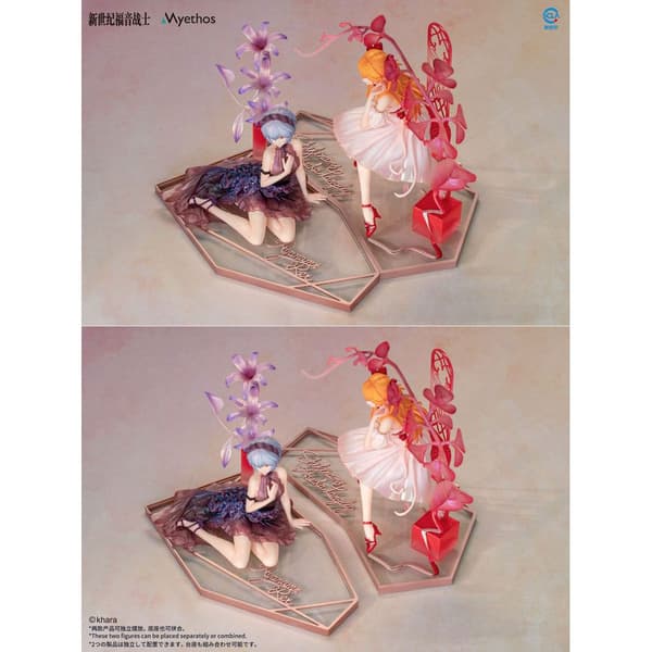 Myethos Evangelion Pvc 1/7 Asuka Shikinami Langley: Whisper Of Flower Ver 22 Cm Statue
