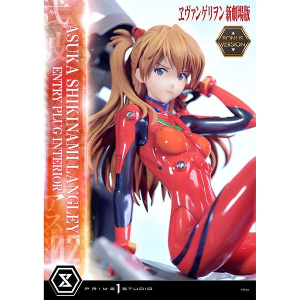 Prime 1 Studio Rebuild Of Evangelion 1/4 Asuka Shikinami Langley Bonus Version 66 Cm Statue