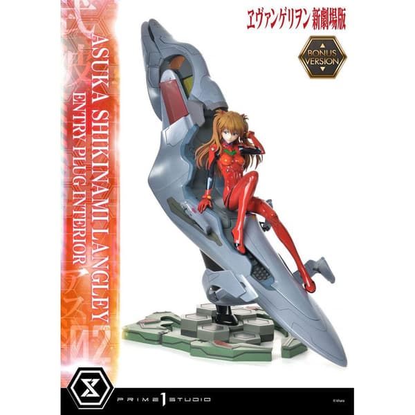 Prime 1 Studio Rebuild Of Evangelion 1/4 Asuka Shikinami Langley Bonus Version 66 Cm Staty
