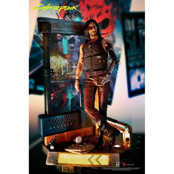 Pure Arts Cyberpunk 2077 1/4 Johnny Silverhand 34 Cm Statue