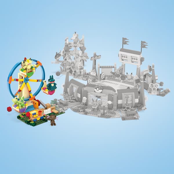Mega Pokémon Adventure Builder - Figur Af Forlystelsesparkens Pariserhjul