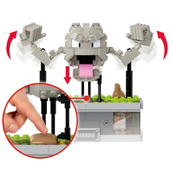 Mega Pokémon Mini Motion Geodude-figur