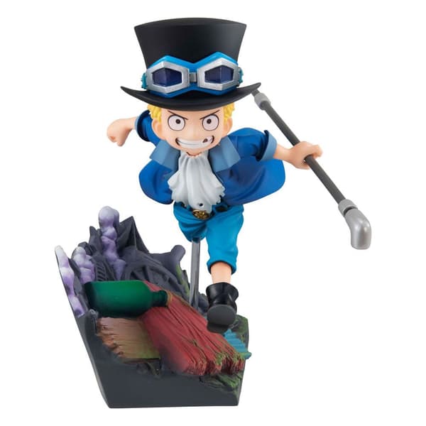 Megahouse One Piece Gem Series Pvc Sabo Run! Run! Run! 13 Cm Staty