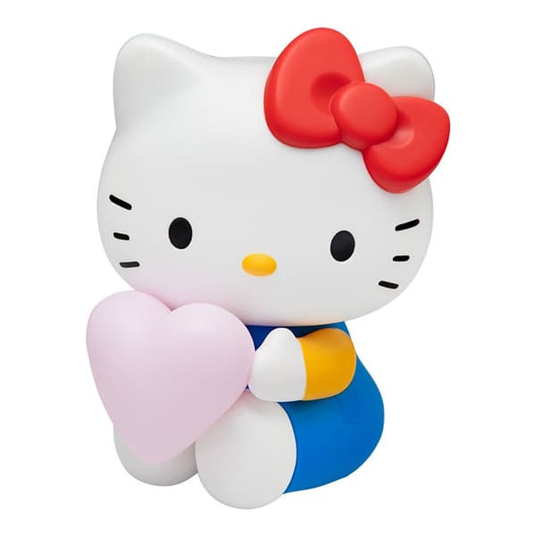 Paladone 3d Hello Kitty-lampa Med Hjärta 16 Cm Flerfärgad