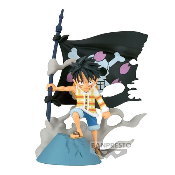 Banpresto Monkey D Luffy Wcf Log Stories One Piece 8 Cm Figur