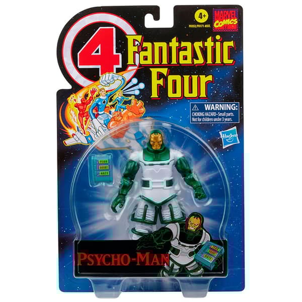 Marvel Ihmeneloset Psycho Man 4 Fantastics Vintage 15 Cm Monivärinen