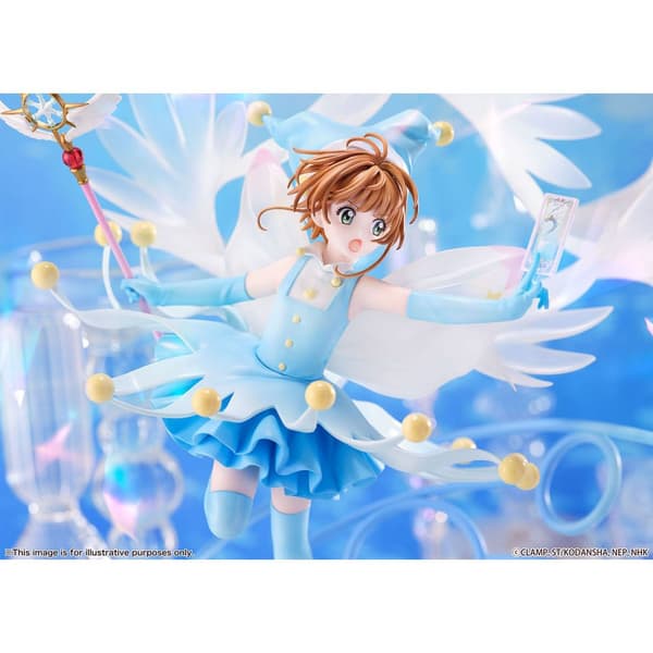 Estream Pvc 1/7 Sakura Kinomoto Taistelupuku Vesi. Cardcaptor Sakura -patsas 36 Cm
