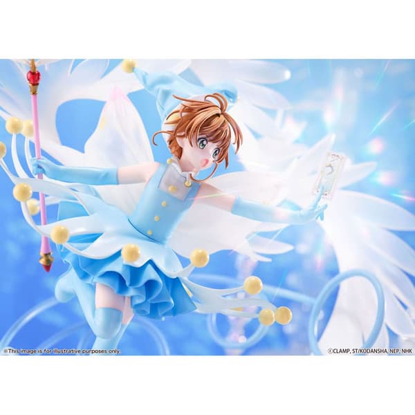 Estream Pvc 1/7 Sakura Kinomoto Taistelupuku Vesi. Cardcaptor Sakura -patsas 36 Cm