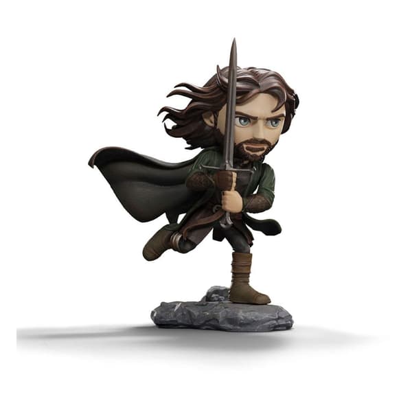 Iron Studios Lord Of The Rings Mini Co Pvc Aragorn 17 Cm Figur
