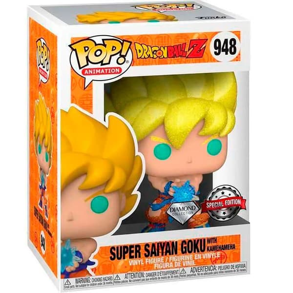 Funko Pop Dragon Ball Z Super Saiyan Goku Exclusive Monivärinen