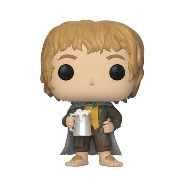 Funko Lord Of The Rings Pop! Movies Vinyl Merry Brandybuck 9 Cm Figur Beige