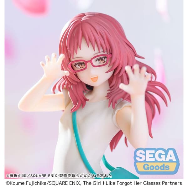 Sega The Girl I Like Forgot Her Glasses Luminasta Pvc Ai Mie Plain Clothes Ver 18 Cm Staty