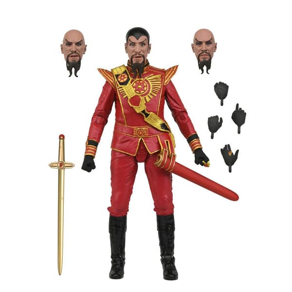 Neca Mingin Punainen Sotilasasu Flash Gordon -hahmo Vuodelta 1980 18 Cm