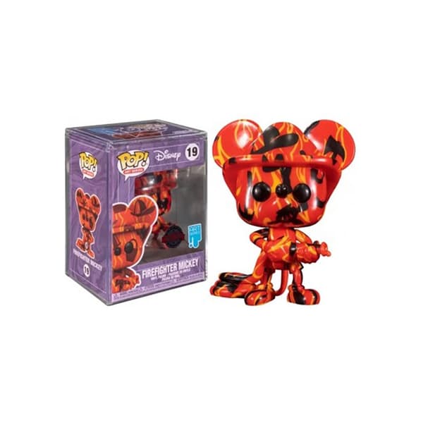 Funko Pop! Vinyl Disney Mickey Firefighter (exclusive) (artist Series)