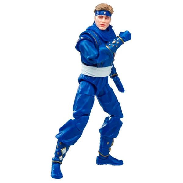 Power Rangers Ninja Blue Ranger-samlingen 15 Cm Flerfarvet
