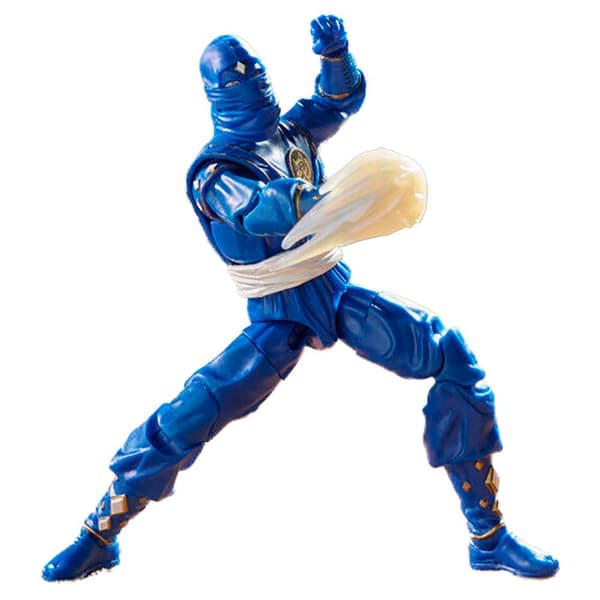 Power Rangers Ninja Blue Ranger-samlingen 15 Cm Flerfarvet