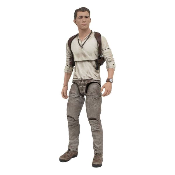 Diamond Select Uncharted Deluxe Action Figure Nathan Drake -hahmo 18 Cm Beige
