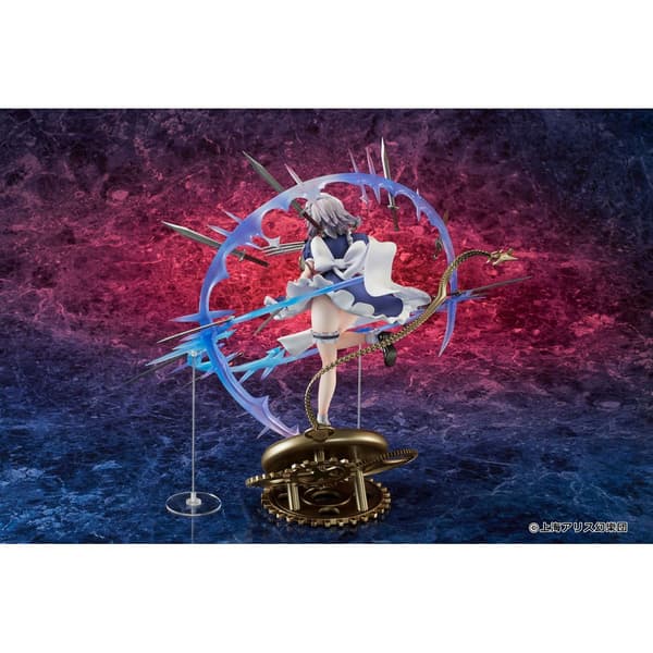 Emon Toys Pvc 1/7 Izayoi Sakuya Illustration Teddy Touhou Project Staty 32 Cm