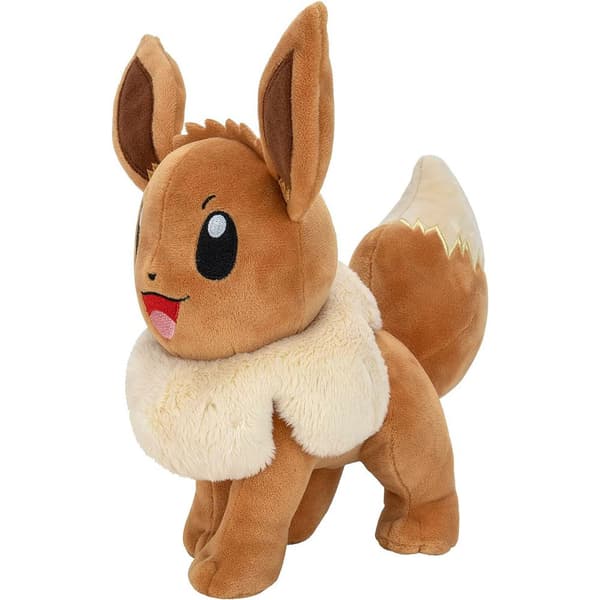 Jazwares Legetøj Pokémon Plush Eevee Ver. 01 20 Cm Brun