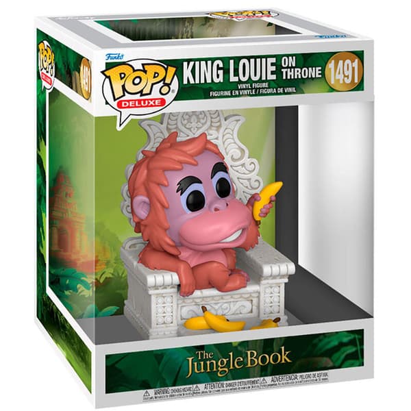 Funko Pop! Deluxe Disney King Louie On Throne