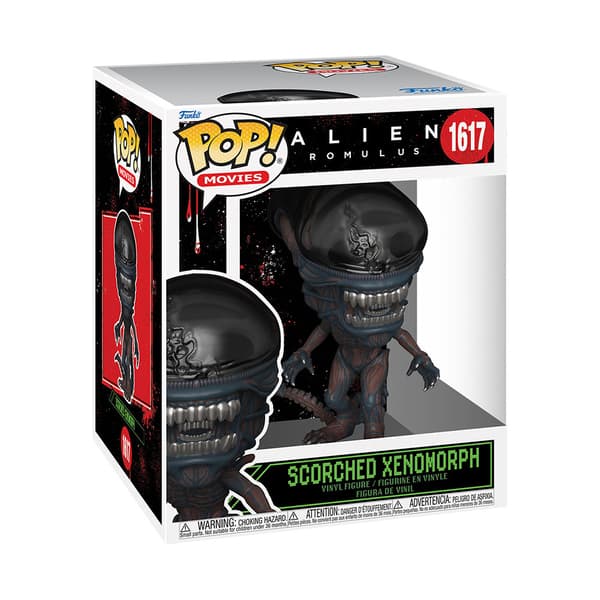 Funko Aliens Romulus Super Sized Pop! Animation Vinyl Scorched Xenomorph 15 Cm Figur