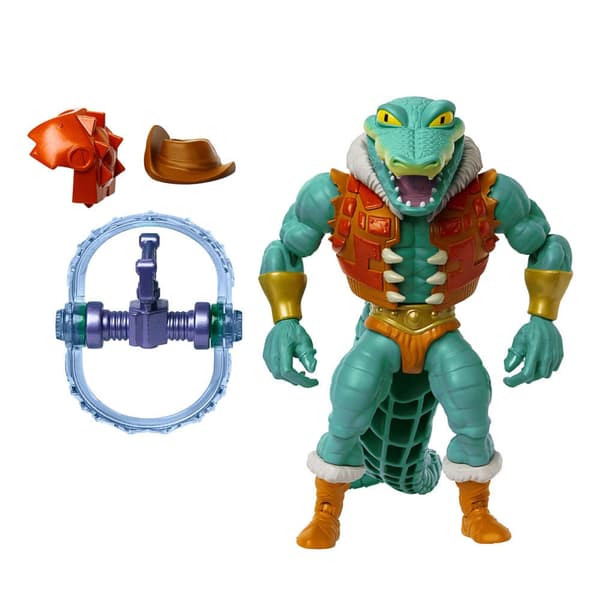 Mattel Motu X Tmnt: Turtles Of Grayskull Deluxe Action Leatherhead 14 Cm Kuvio