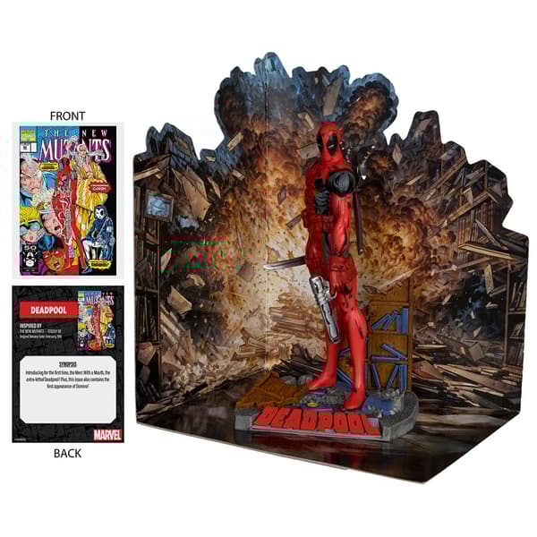 Mcfarlane Toys Marvel Pvc Statue 1/10 Deadpool The New Mutants 98 16 Cm Figur