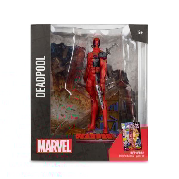 Mcfarlane Toys Marvel Pvc Statue 1/10 Deadpool The New Mutants 98 16 Cm Figur