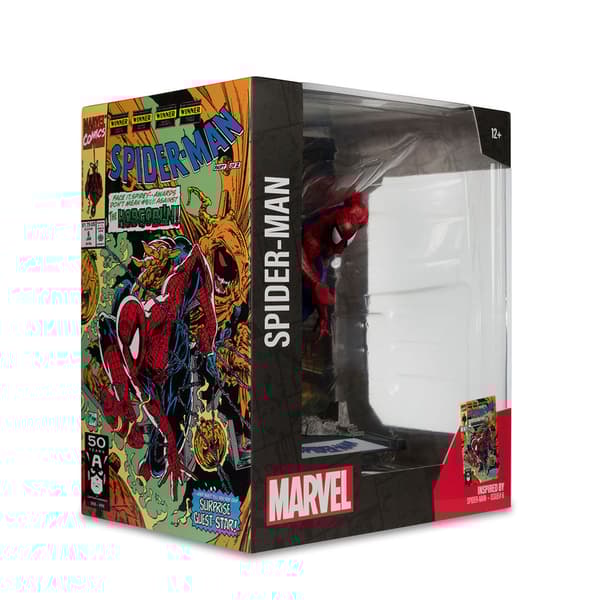 Mcfarlane Toys Marvel Pvc Statue 1/10 Spiderman 9 Cm Figur