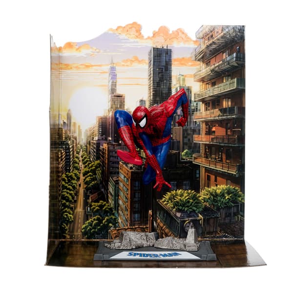 Mcfarlane Toys Marvel Pvc Statue 1/10 Spiderman 9 Cm Figur
