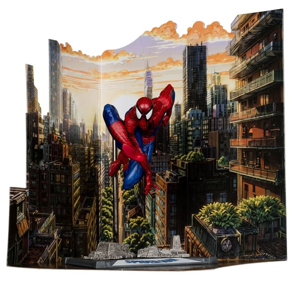 Mcfarlane Toys Marvel Pvc Statue 1/10 Spiderman 9 Cm Figur