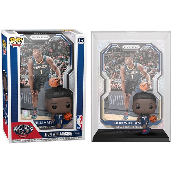 Funko Figur Pop Trading Cards Nba Zion Williamson Søvfarvet