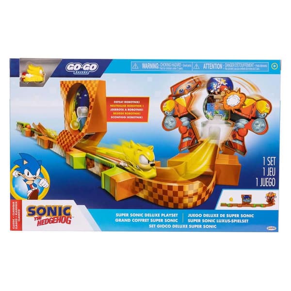 Jakks Pacific Go Go Racers Deluxe Playset Sonic-figur
